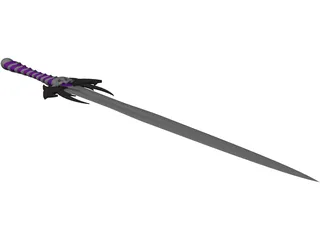 Sword Skull 3D Model