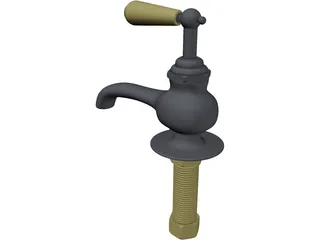 Compression Faucet 3D Model