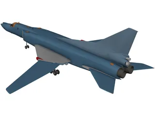 Tupolev Tu-22 Blinder 3D Model