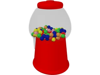 Gumball Machine 3D Model