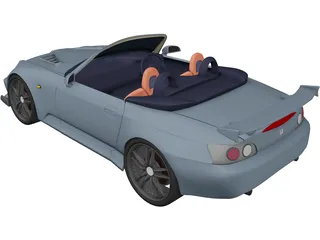 Honda S2000 [Tuned] 3D Model