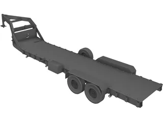 Trailer Gooseneck 3D Model