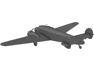 Beechcraft C-45 3D Model