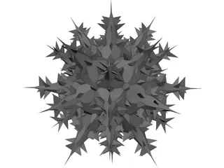 Snowflake 3D Model