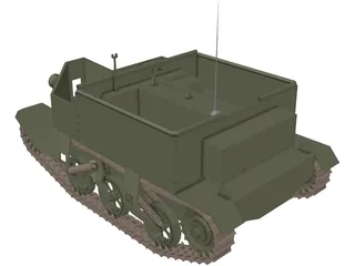 Universal (Bren Gun) Carrier 3D Model