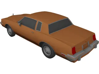 Pontiac Grand Prix (1985) 3D Model