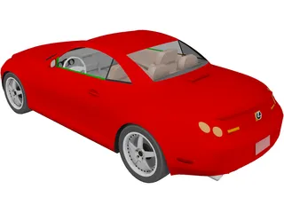 Lexus SC430 (2003) 3D Model