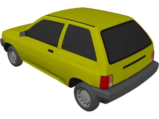 Ford Festiva (1987) 3D Model