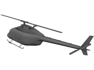 Bell 206 JetRanger 3D Model