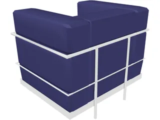 Corbusier Chair 3D Model
