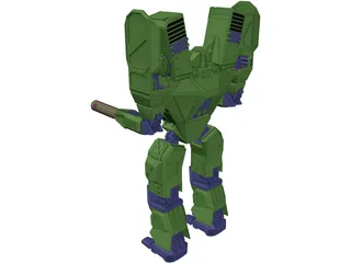 Mauler Battletech 3D Model