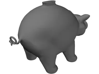 Piggy Bank 3D Model