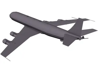 KC-135E Stratotanker 3D Model