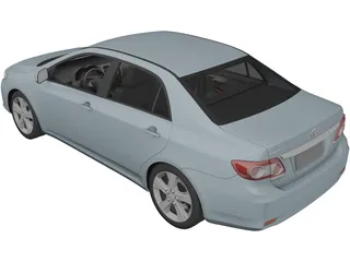 Toyota Corolla Sedan (2010) 3D Model