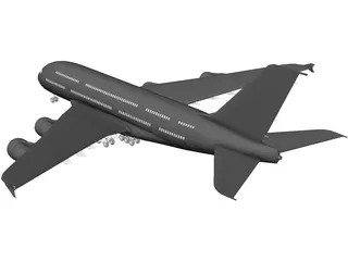 Airbus A380 3D Model