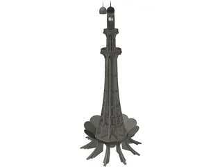 Minar-e-Pakistan 3D Model