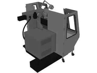 Milling Machine VHF-680 3D Model