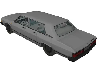 GAZ-14 Chaika (1977) 3D Model