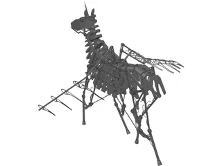 Mechanical Horse 3D Model