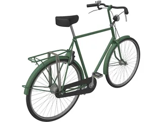 City Bicycle 3D Model