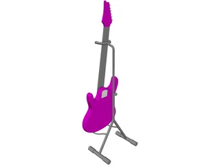 Electric Guitar 3D Model