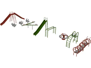 Playground Set 3D Model