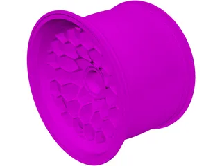 Honeycomb Rim 3D Model