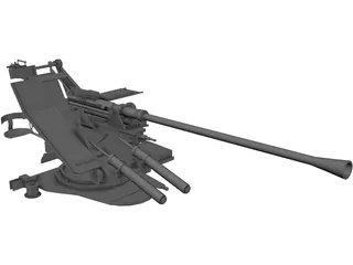 Flak 37 3D Model