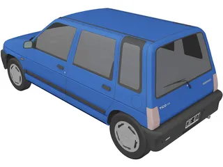 Daewoo Tico SX (1998) 3D Model