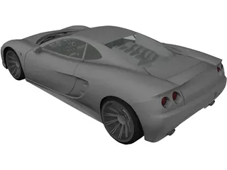 Ascari KZ1 Spyder 3D Model