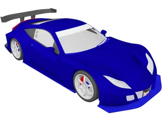 Honda HSV-010 GT 3D Model