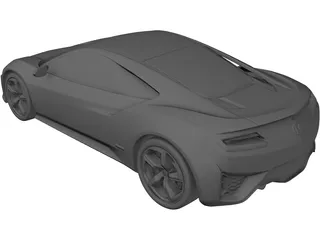 Honda NSX Concept (2013) 3D Model