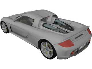 Porsche Carrera GT 3D Model