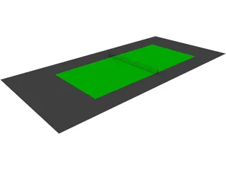 Tennis Court 3D Model