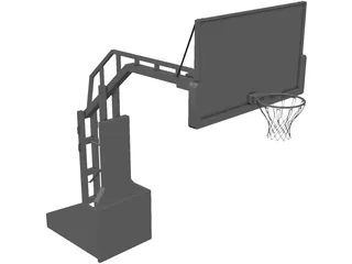 Basketball Stand 3D Model