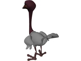 Ostrich 3D Model