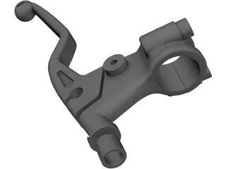 Clutch Lever Moto Bike Racing 3D Model