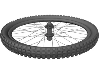 MTB 26 Inch Rear Wheel 3D Model