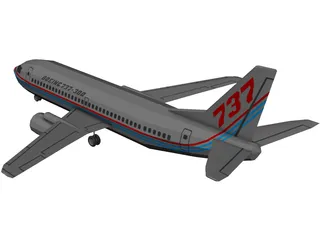 Boeing 737-300 3D Model