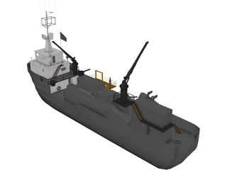 Fishing Ship 3D Model