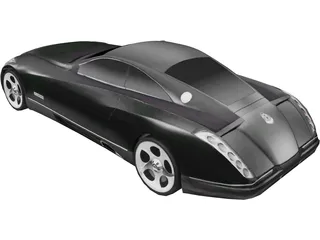 Maybach Exelero Coupe 3D Model