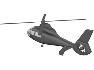 Eurocopter AS-365 Dauphin 3D Model