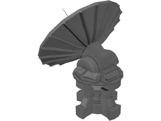 Satellite Dish 3D Model