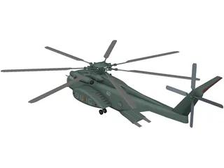 Sikorsky MH-53E Sea Dragon 3D Model