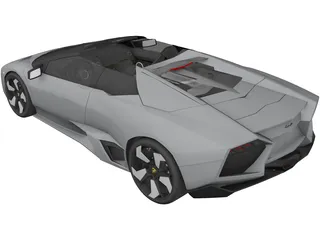 Lamborghini Reventon Roadster (2010) 3D Model