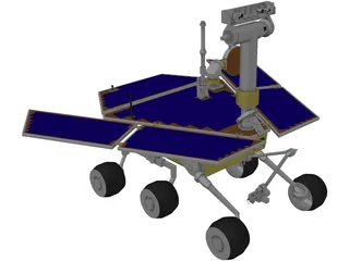 NASA Mars Rover 3D Model