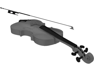 Violin 3D Model