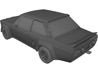 Fiat 131 Abarth 3D Model