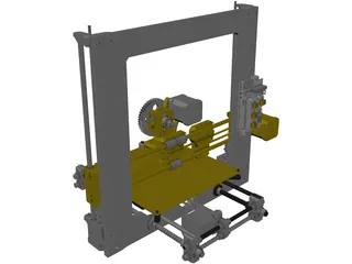 Prusa i3 3D Printer 3D Model