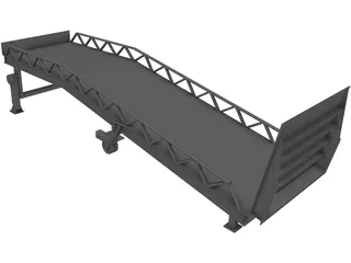 Forklift Ramp 3D Model